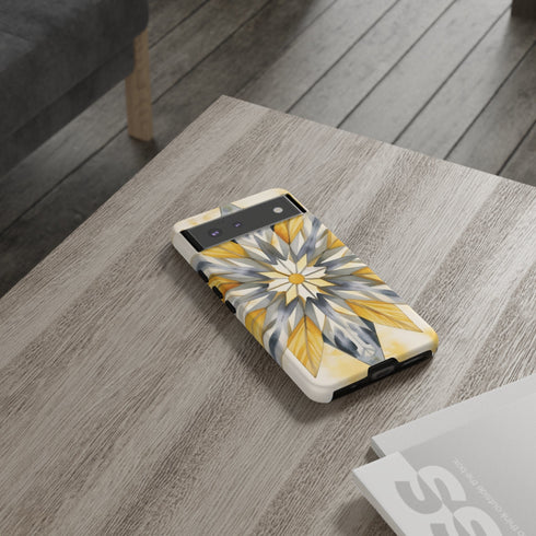 Sunshine Bloom Mosaic - Impact Resistant Phone Case